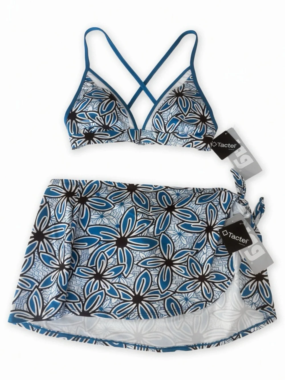 NWT JAG Bikini and Matching Swim Skirt Set